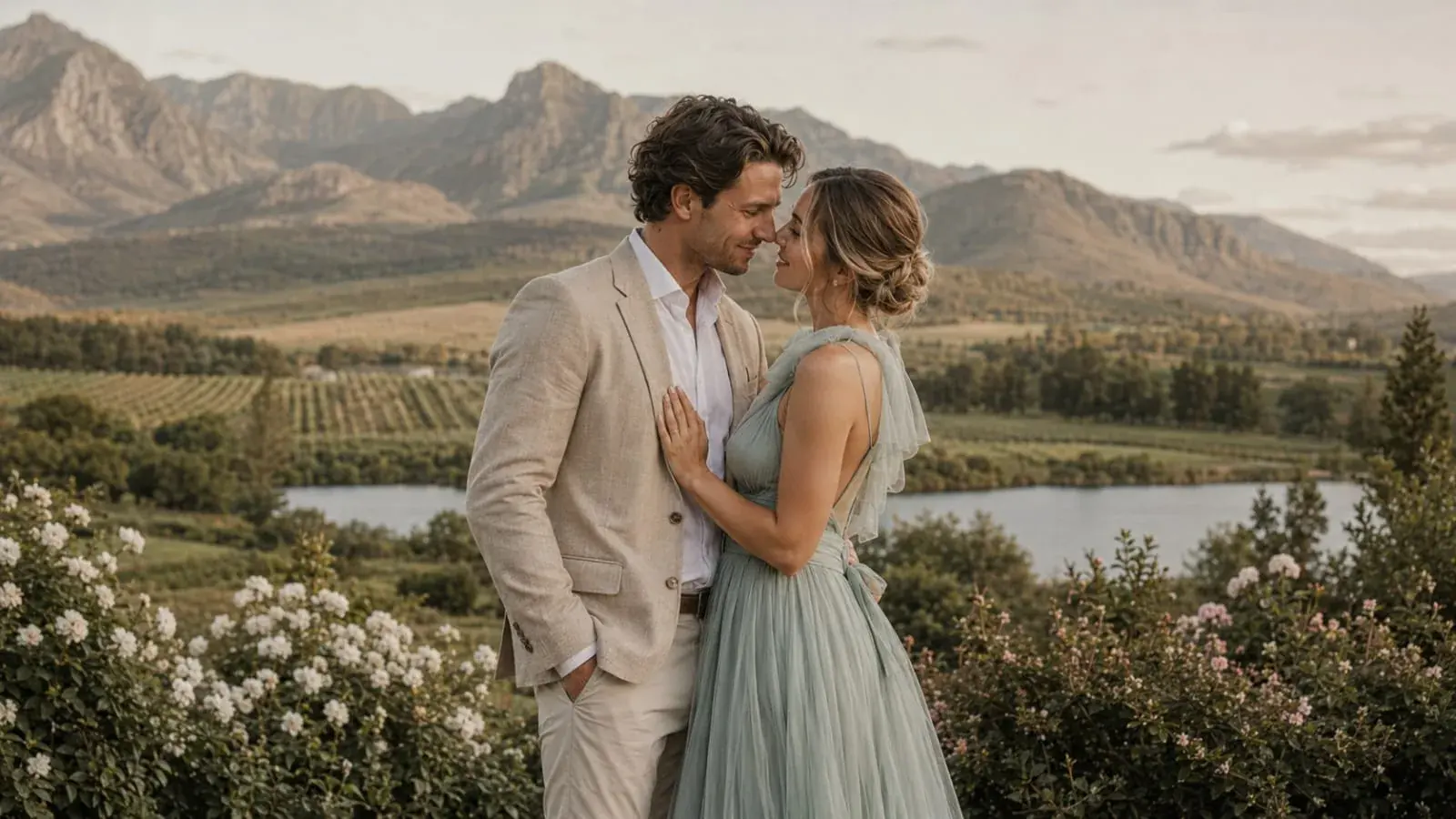Amelia & Reuben in the Cape Winelands